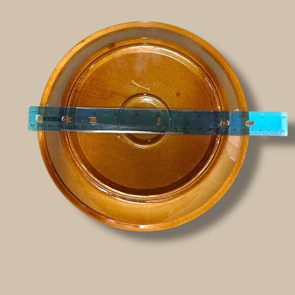 Vintage Ceramic Pie Dish Cherry Pie Design 10.5" Decorative Display & Baking Dis - Picture 6 of 16